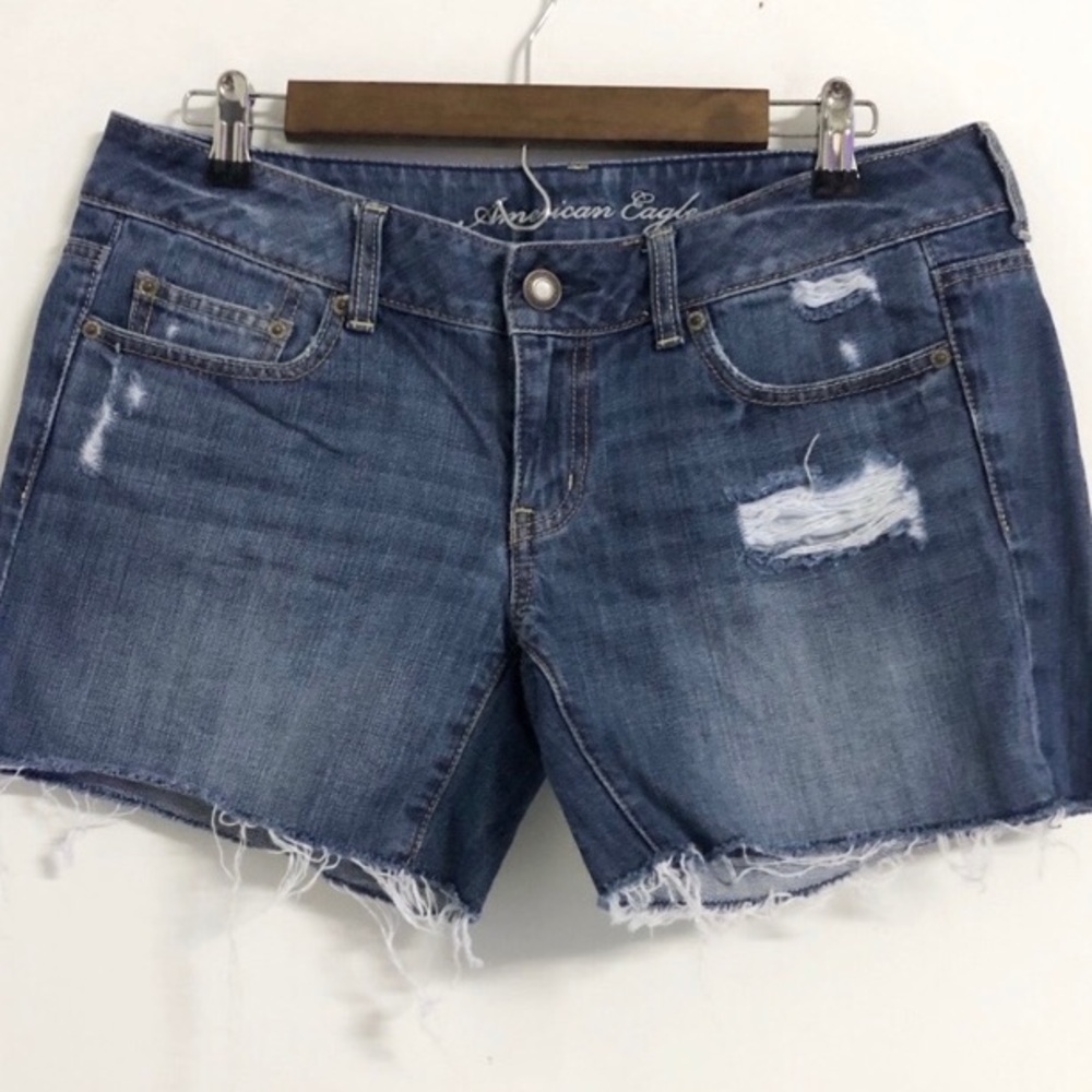 American Eagles Cut Off Denim Shorts